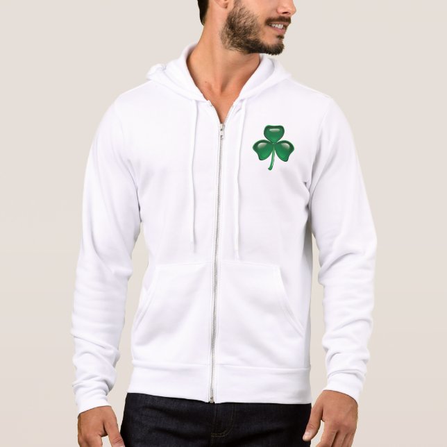 Camiseta Green Shamrock Three-Leaf Clover (Frente)