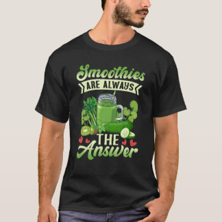 Camiseta Green Smoothie ama Bebidas saudáveis Frutas de veg
