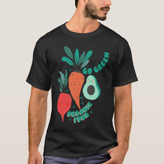 Camiseta Green Vegan Plastic Free Save Earth  2 (Frente)