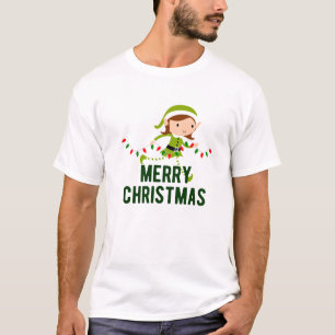 Camiseta Green White Modern Feliz Natal