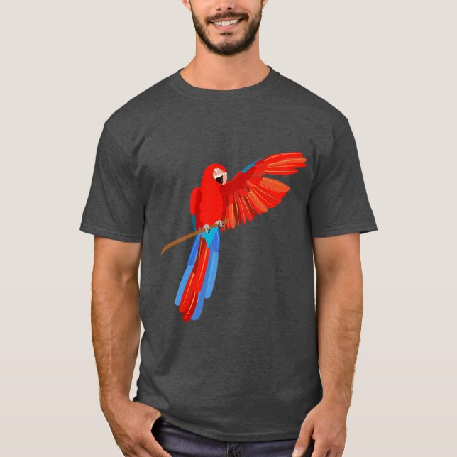 Camiseta Green Winged Macaw (Frente)