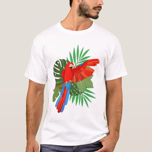 Camiseta Green Winged Macaw (Frente)