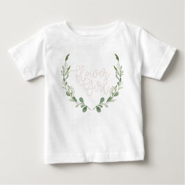 Camiseta Greenery Watercolor Wreath | Flor