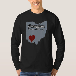 Camiseta GREENFIELD Ohio OH City State USA Cute Souvenir