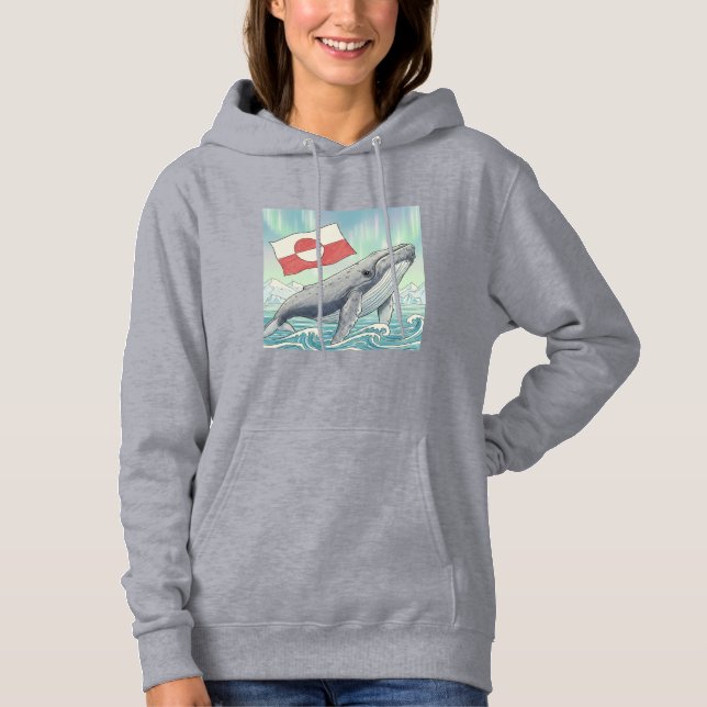 Camiseta Greenland Free as a Whale (Frente)