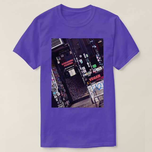 Camiseta Greenpoint Pizza Brooklyn Nova Iorque (Frente do Design)