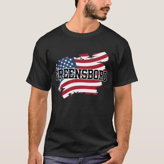 Camiseta Greensboro EUA (Frente)