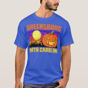 Camiseta Greensboro North Carolina Happy Halloween Party Lo