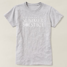 Camiseta Greensboro Solstício de Verão Simples Cinza Leveme