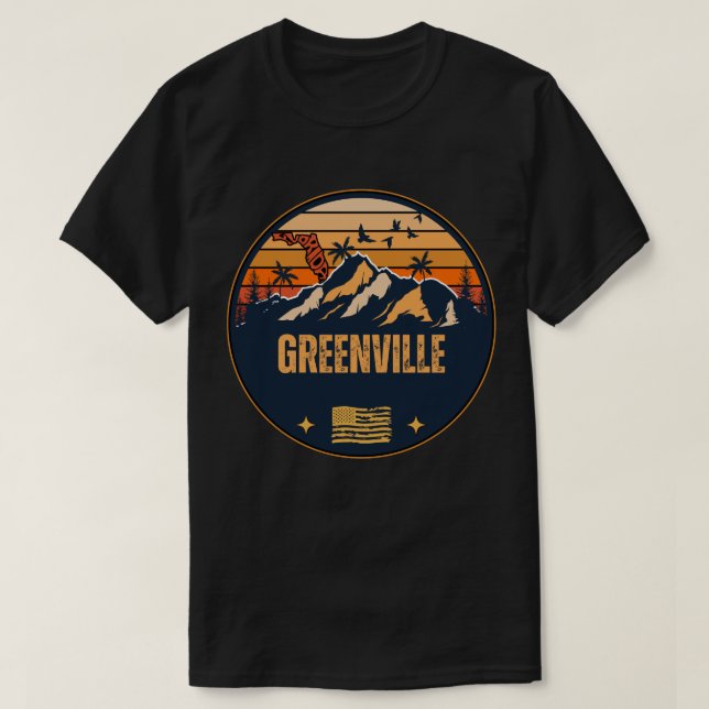 Camiseta Greenville, Florida (Frente do Design)