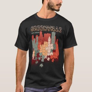 Camiseta Greenville Na Carolina Do Sul, Viagem Souvenir