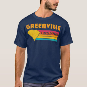 Camiseta Greenville South olina Vintage Afetou Souvenir
