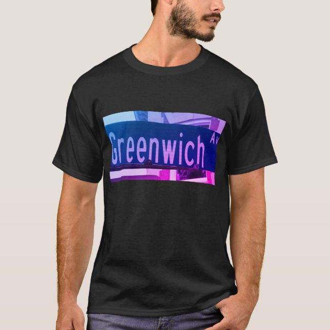 Camiseta Greenwich Ave, Greenwich, CT (Frente)