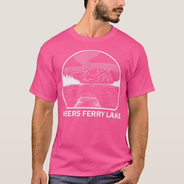 Camiseta Greers Ferry Lake Arkansas Funny Fisheries Camp S (Frente)