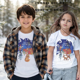 Camiseta Greeting from the North I Village Fox Kids