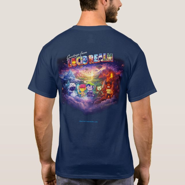 Camiseta Greetings From Lucid Realm (Verso)