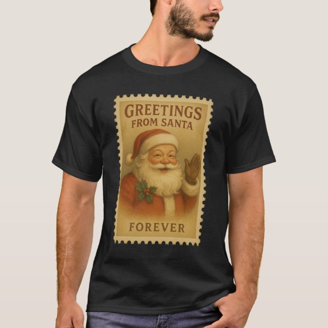Camiseta Greetings from Santa – Forever Wave (Frente)