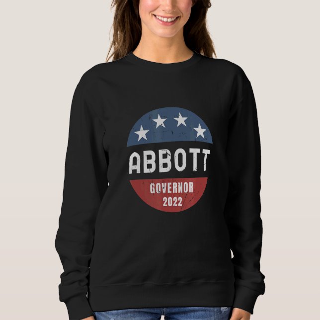 Camiseta Greg Abbott Para Governador do Texas 2022 (Frente)