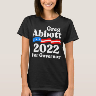 Camiseta Greg Abbott para o Texas Republican Greg Abbott pa