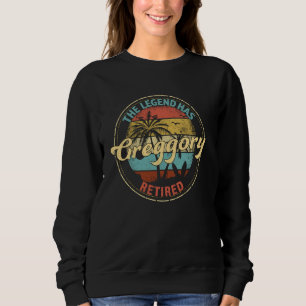 Camiseta Greggory Legend Aposentou Retiremen Personalizado