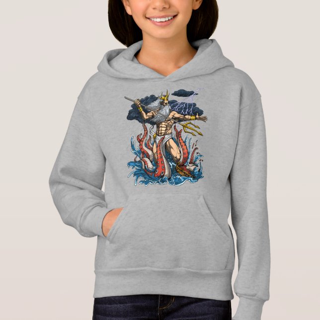 Camiseta Grego - Deus Poseidon (Frente)