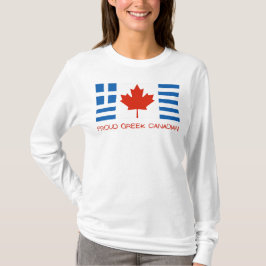 Camiseta Grego orgulhoso canadense