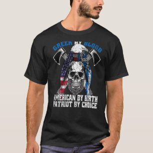Camiseta Grego por Blood American Por Aniversário Patriot P
