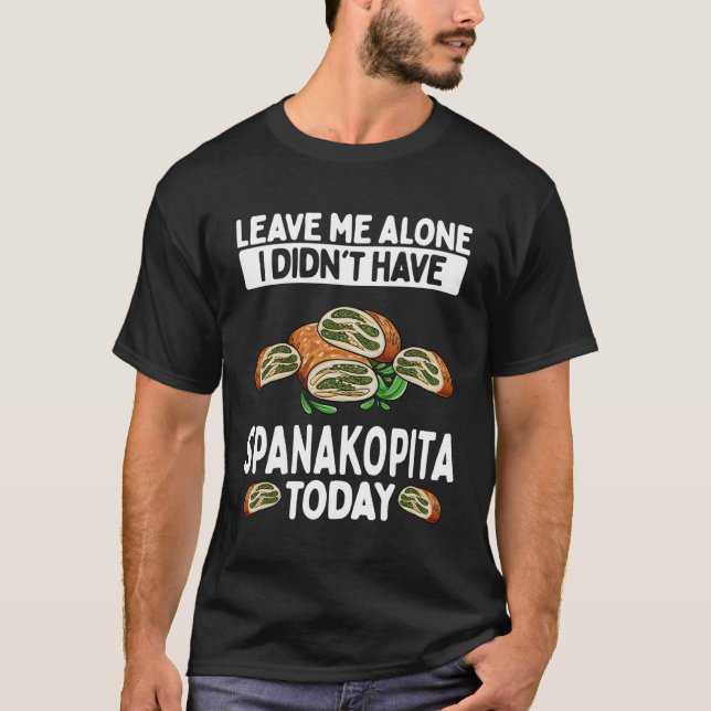 Camiseta Grego - Spanakopita Grego Roots frescos Spanakopit (Frente)