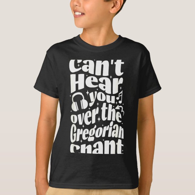 Camiseta Gregorian Chant Funny Catholic Traditional Latin M (Frente)