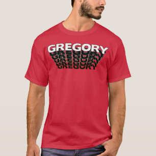 Camiseta Gregory Engraçado Retro Vintage Pôr do Sol Gregory