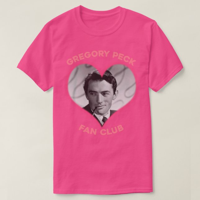 Camiseta Gregory Peck Fan Club (Frente do Design)