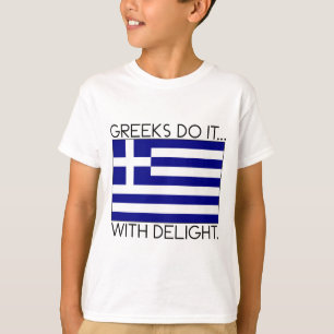 Camiseta Gregos Fazem Isto... Com Prazer.