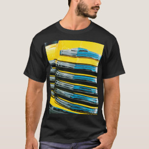 Camiseta Grelha Amarela Clássica de Correio