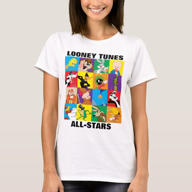 Camiseta Grelha de Caracteres LOONEY TUNES™ (Frente)