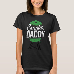 Camiseta Grelha de Churrasco de Pai de Ovos Verdes de Fumaç