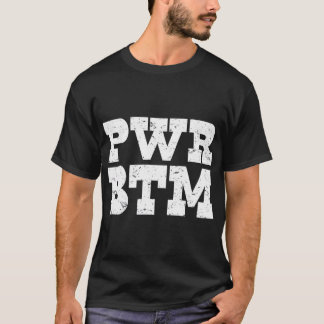 Camiseta Grelha de piscar os olhos PWR BM de alimentação in