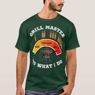Camiseta Grelha do tempo do CHURRASCO de grelhamento da cer