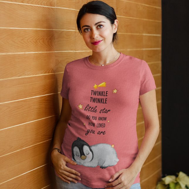 Camiseta Grelha, Grelha Pequena Estrela para o Pinguim do S (Twinkle, Twinkle Little Star for Sleep Penguin Tri-Blend Shirt)