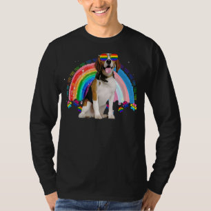 Camiseta Grelha Orgulho gay Lgbt Sinalizador Arco-Íris Sung