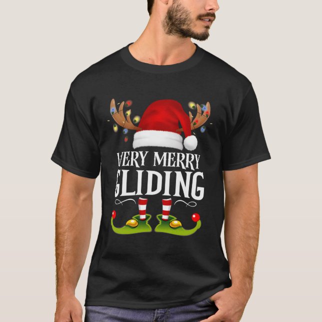 Camiseta Grelha X-Mas Muito Feliz (Frente)