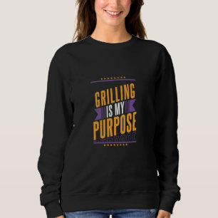 Camiseta Grelhar É Meu Propósito Design De Chef De Churrasc