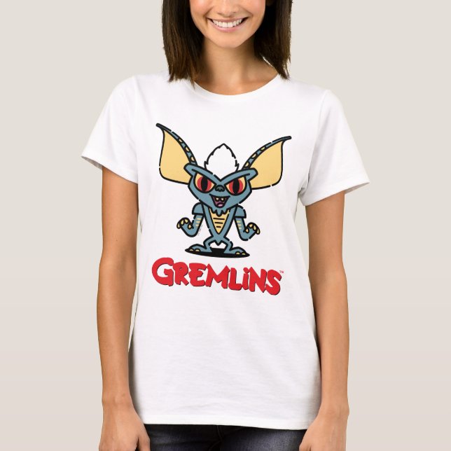 Camiseta Gremlins | Caractere cômico em grão (Frente)