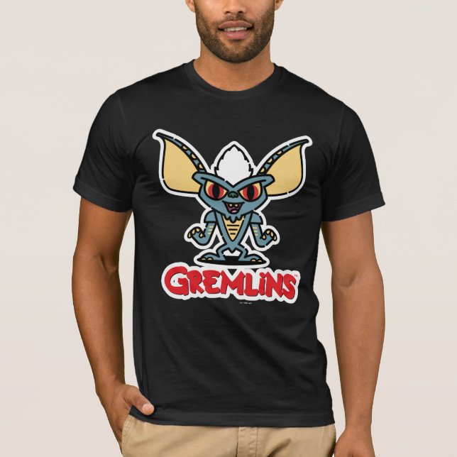 Camiseta Gremlins | Caractere cômico em grão (Frente)