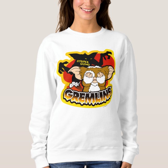 Camiseta Gremlins | Stripe Scaring Gizmo (Frente)