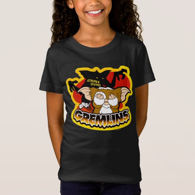 Camiseta Gremlins | Stripe Scaring Gizmo (Frente)