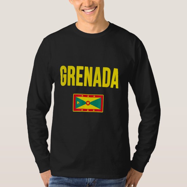 Camiseta Grenada Flag 1 (Frente)
