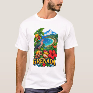 Camiseta Grenada Heritage Caribenha
