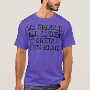 Camiseta Greta tem razão 1