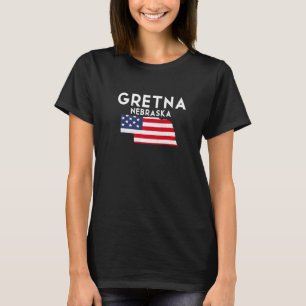 Camiseta Gretna Nebraska EUA State America Viagem Nebraska