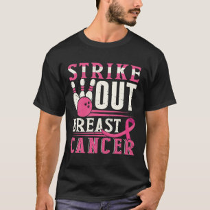 Camiseta Greve de Boliches de Sensibilização para o Cancer 